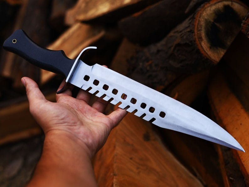 Custom Handmade Carbon Steel Blade Survival Bowie Knife | Hunting Knife Camping