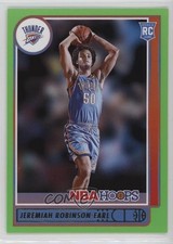 2021-22 Panini NBA Hoops Rookies Neon Green Jeremiah Robinson-Earl #225 0io6