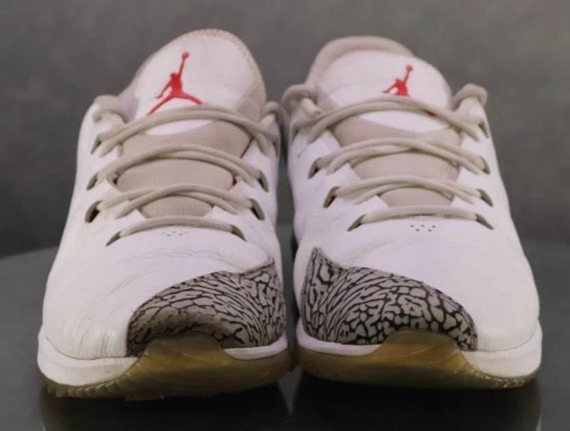 Zapatos de golf Nike Air Jordan ADG para hombre sin clavos talla 14 cuero blanco AR7995-100 Foto 3 de 4