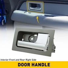 Car Inside Interior Door Pull Handle Right Side Silver For 2009-2014 Ford F-150