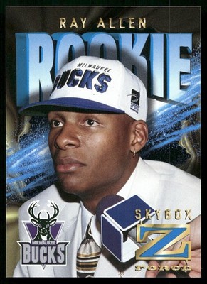 Ray Allen Rookie - 1996-97 SkyBox Z-Force Basketball #R-1