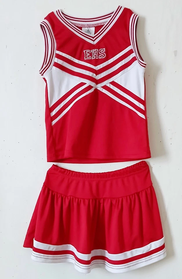 Костюм черлидинга Disney для детей от 7 до 8 лет красный наряд для девочек - Изображение 2 из 4