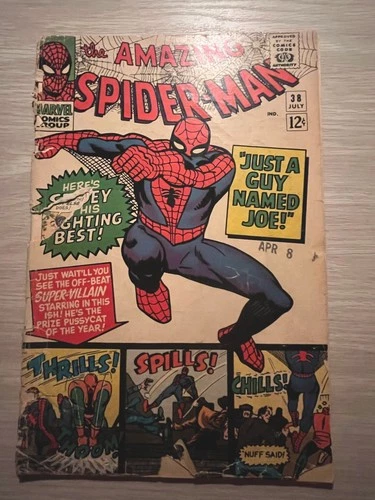 Amazing Spider-Man #38 (1967) - Last Ditko Art   Reader Copy