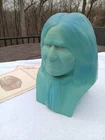 Van Briggle GERONIMO bust  Ming Glaze