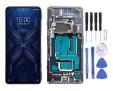 For Xiaomi Black Shark 4 / 4 Pro OLED LCD Display + Touch Screen W/Frame Silver