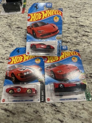 Hotwheels 2025 All Red Ferraris