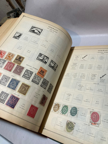 RARE ANTIQUE ALBUM 1935 INTERNATIONAL POSTAGE STAMP JUNIOR EDITION MANY STAMPS - Picture 13 of 17