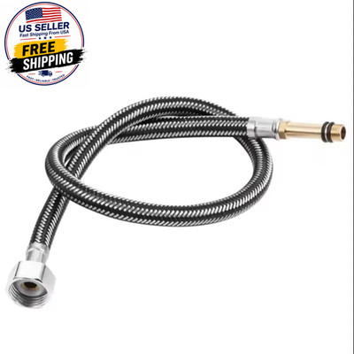 60/80/100Cm Stainless Steel Braided Faucet Hose Water Heater High Pressure Explo