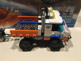2008 Lego City 7726 Coast Guard Truck with Speed Boat Set Box + Instructions