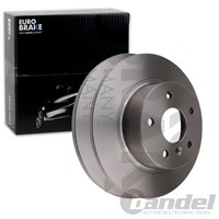 2X Eurobrake Bremsscheiben 304Mm Voll Hinten Passend FÜR Land Rover Discovery