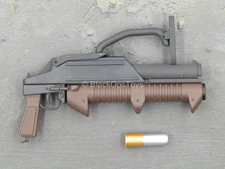 1/6 scale WWC - Black & Brown GM94 Grenade Launcher - MINT IN BOX
