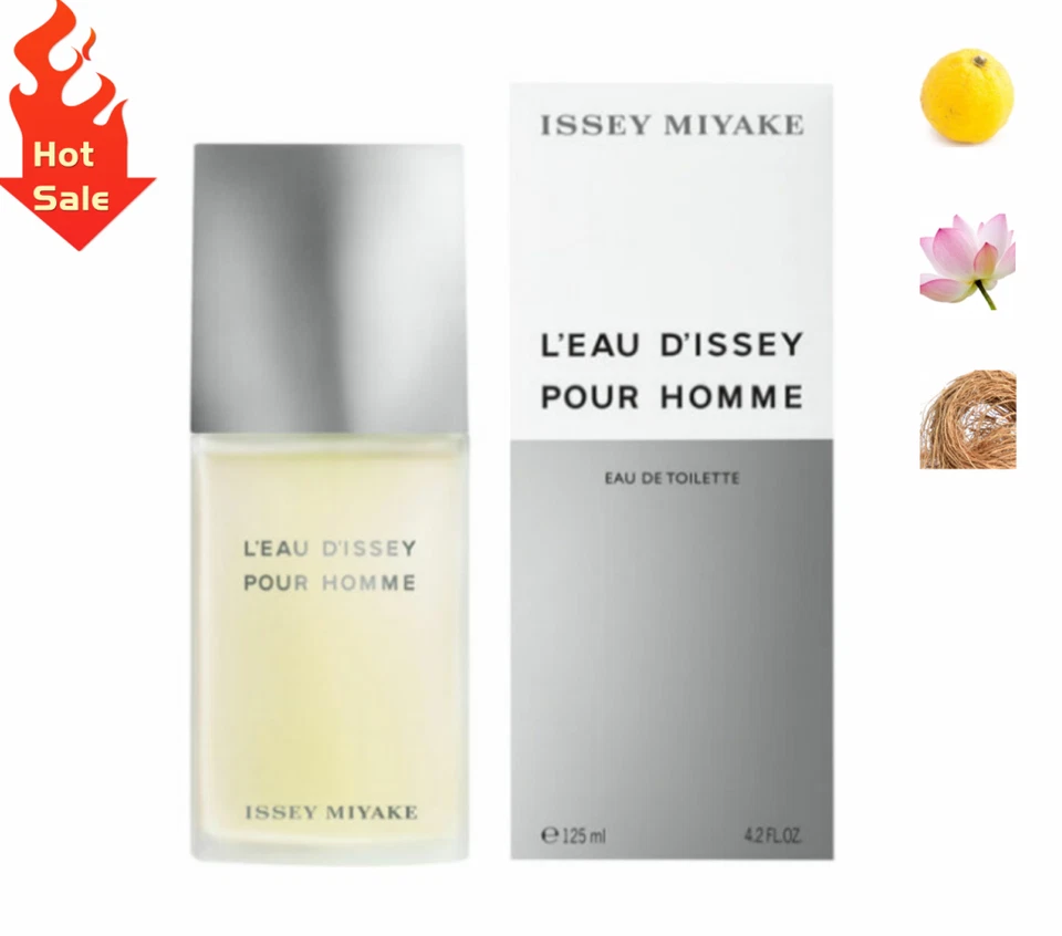 Perfume de hombre Issey Miyake L'Eau D'Issey Pour Homme EDT 4,2 fl oz / 125 ml Foto 2 de 4