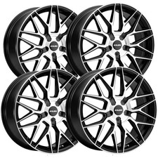 Set Of 4 Kalon 203 Blitz 20x8.5 5x1085x115 38mm Blackmachined Wheels Rims Set Of 4 Kalon 203 Blitz 20x8.5 5x1085x115 38mm Blackmachined Wheels Rims