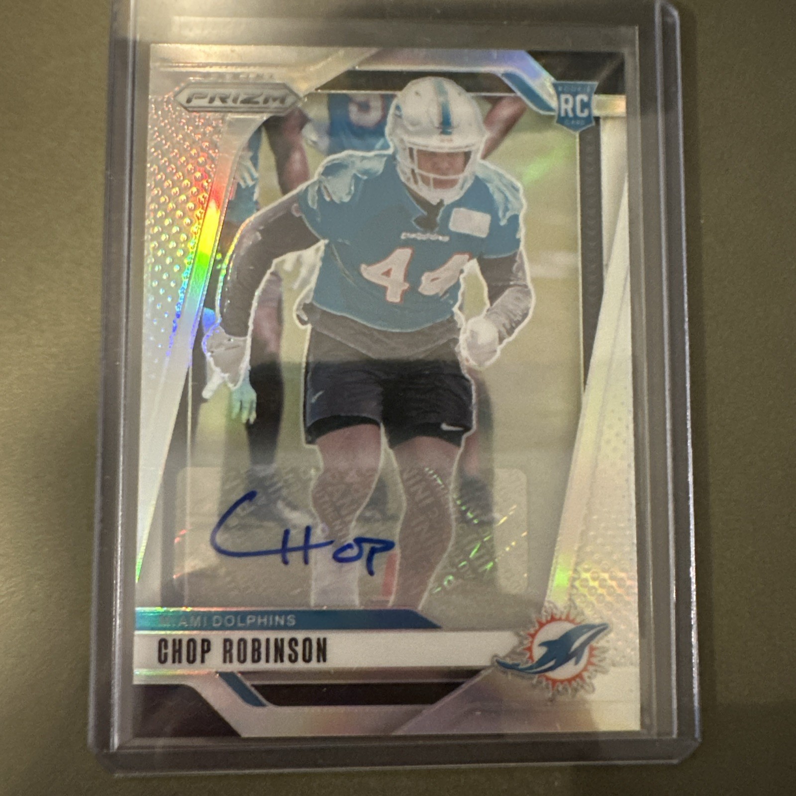 2024 Panini Prizm: Chop Robinson - #319 Autographs Silver Prizm Auto