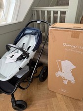 Quinny Hubb Mono XXL Black Pushchair with Large Storage Basket Easy Fold