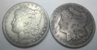 1879 O & 1890 O * 2 Silver MORGAN DOLLARS ! Shown * USA ONLY Please * FREE SHIP