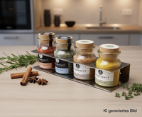 FüR 4 Ankerkraut GewüRze GewüRzregal GewüRzstäNder Edelstahl Ohne GewüRzgläSer