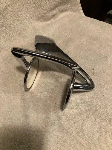 Passing Eye Mirror 1930s 40s 50s Door Mount  Accessory