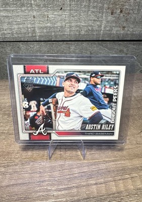 2026 Topps Series 1 Atlanta Braves Austin Riley Dugout Peeks SSP