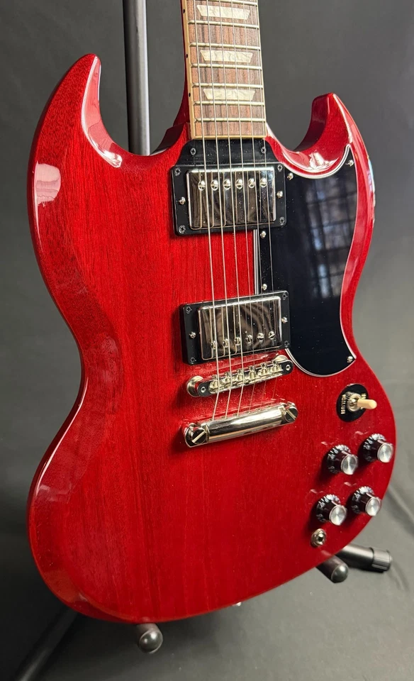 Gibson SG Standard '61 Reissue Electric Guitar Vintage Cherry Finish w/ OHSC - Image 3 of 4