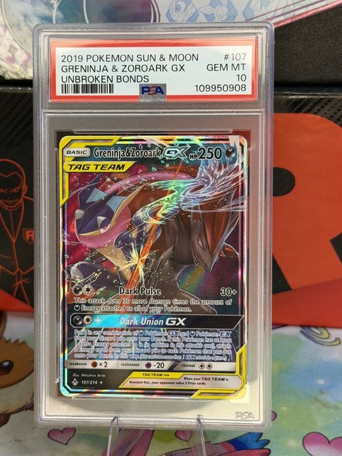 Greninja & Zoroark GX #107 (Unbroken Bonds (2019))