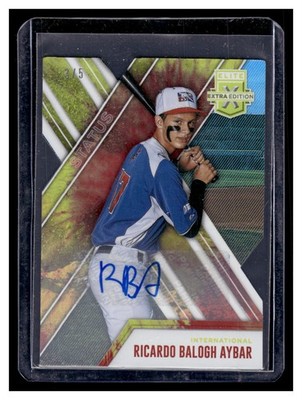 Aybar, Ricardo Balogh - 2017 Elite Extra Edition - Autograph - 3/5