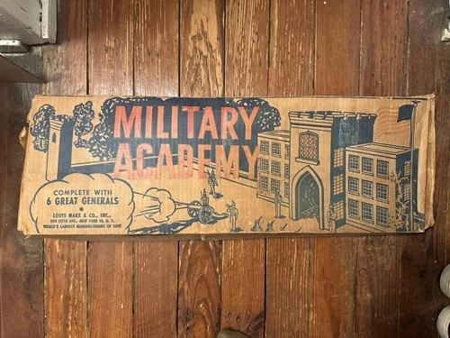 Marx 4714 Military Academy Set Incomplete Rare