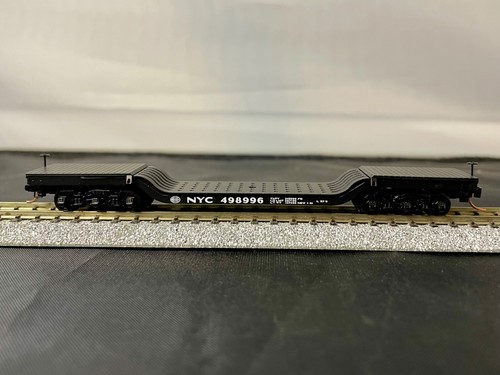 Micro-Trains Spur N New York Central schwerer gedrückter Mittelflachwagen