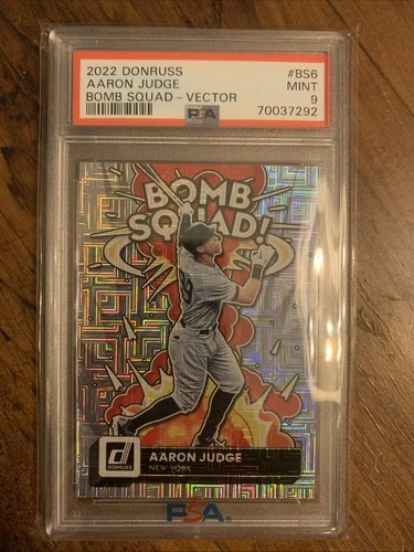 2022 Donruss Bomb Squad - VECTOR - Aaron Judge #BS6  PSA 9 MINT New York Yankees