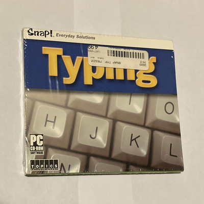 TOPICS Entertainment Snap! Typing PC CD Software English for Windows