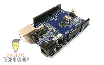 CHRISTIAN'S TECHNIK SHOP UNO R3 | Entwickler-board für Arduino IDE | ATmega328PB Mikrocontroller | CH340