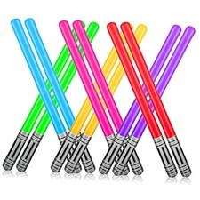 12Pcs Inflatable Light Saber Sword Party Balloons, Light Saber 39.37 inches