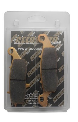 REAR RECESSED BRAKE PADS FOR KAWASAKI ZR-7 750 1999 > 2004 1 HP EV2