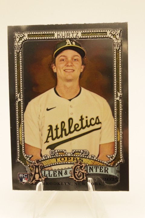 Nick Kurtz 2025 Topps Allen & Ginter Base Chrome #296 Refractor Athletics RC