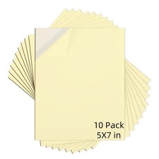 AXELIP Self Stick Mounting Board 5 X 7 inch, for Cross Stitch, 5*7, white