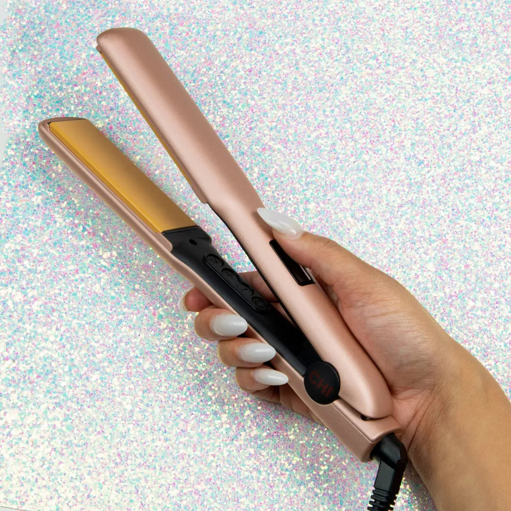 CHI Digital Hair Straightener Straightening Flat Iron Rose  display picture 3