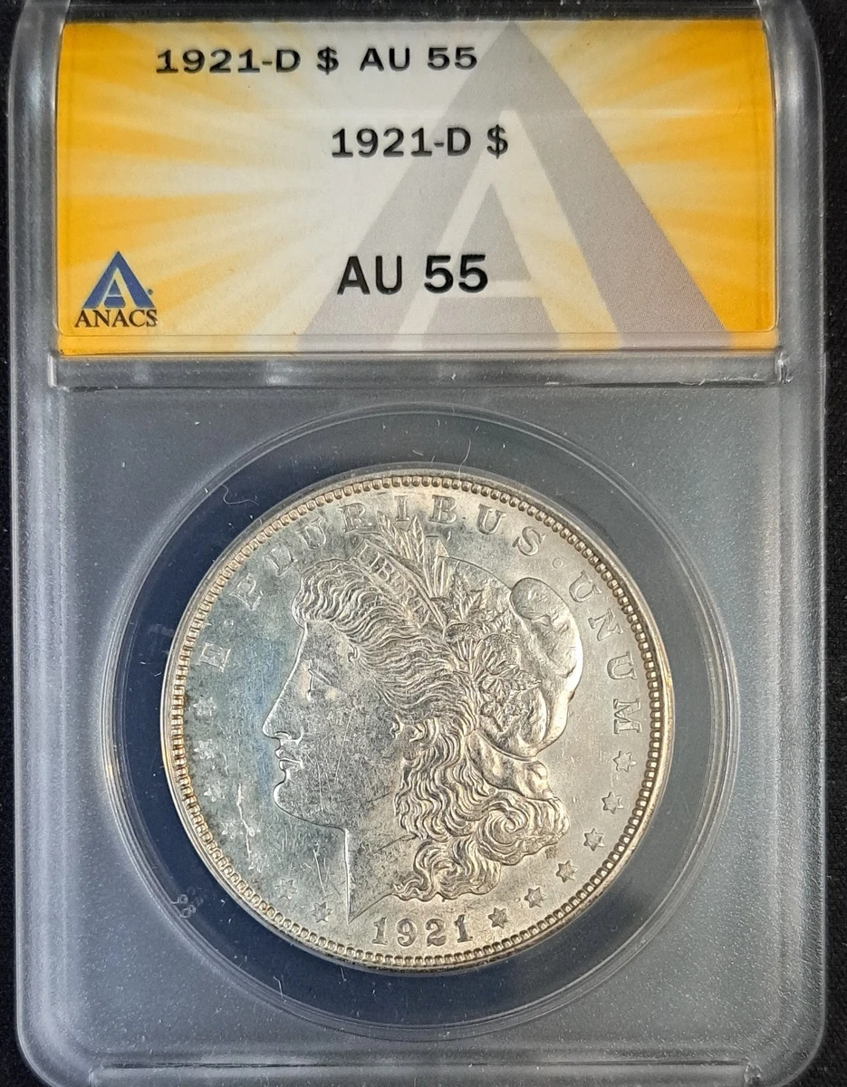 AU 55 Graded 1921 Year Morgan US Dollars (1878-1921) for sale | eBay