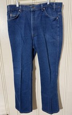 Vintage Levis Jeans Mens 40x30 Blue Denim 517 Bootcut Orange Tab Made in USA 90s
