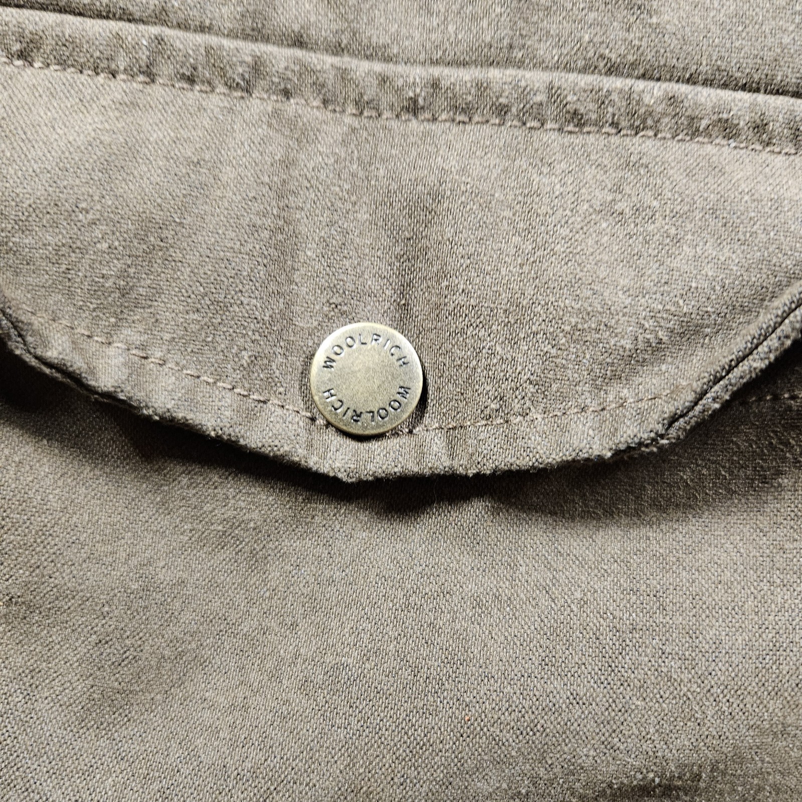 Woolrich Sherpa Line Brown Vest Workwear Outdoors Size Large Used FAST SHIPPING 