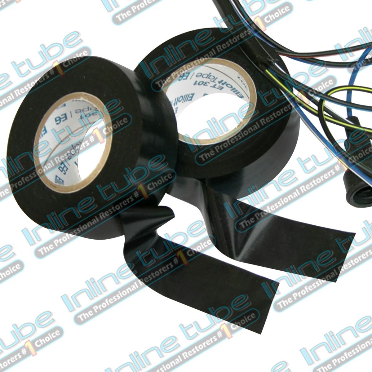 2 Rolls Factory Electrical Non Adhesive Wiring Harness Friction Tape