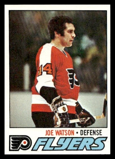1977 Topps #247 Joe Watson Philadelphia Flyers  Hockey card NM+