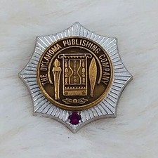 The Oklahoma Publishing Company Employee Service Award Lapel Pin Tie Tack
