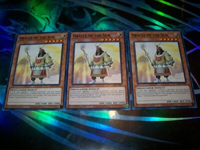 3x Oracle of the Sun 1st Edition Common LDS3-EN045 Yu-Gi-Oh!