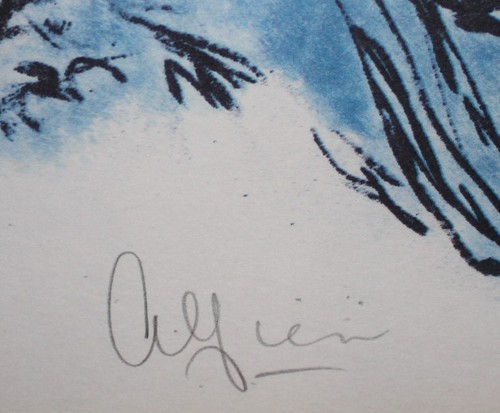 Philippe Alfieri's "Maurice" Original Lithograph, Pencil Signed by Artist - Picture 6 of 8