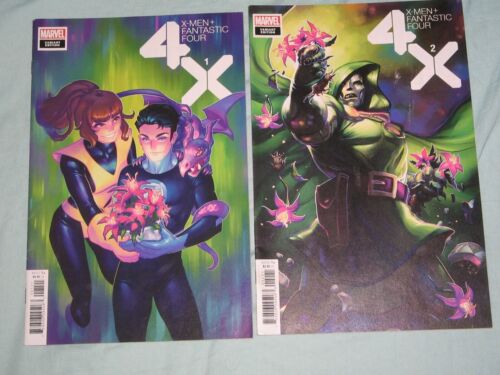 4X KOMPLETTE LIMITIERTE SERIE 1 2 3 & 4 (2020) X-MEN + FANTASTISCHE VIER Four Marvel - Bild 2 von 5