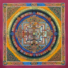 Fine Quality  Kalachakra Mandala Thangka Painting