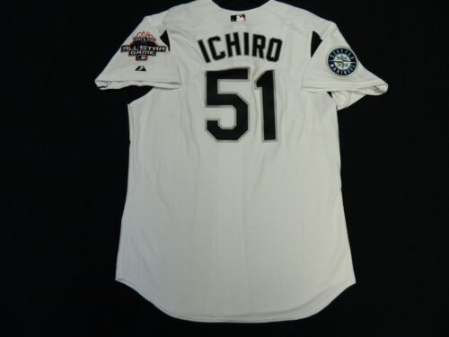 Auténtica camiseta Ichiro Suzuki 2003 All Star de los Marineros de Seattle mediana - Imagen 1 de 3