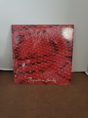 VYPER Prepared To Strike LP Vinyl 1984 US 1st Press RARE Promo