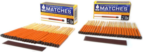 UCO Stormproof Matches Waterproof, Windproof w/ 15 Second Burn Time, 50 MATCHES - Picture 1 of 1