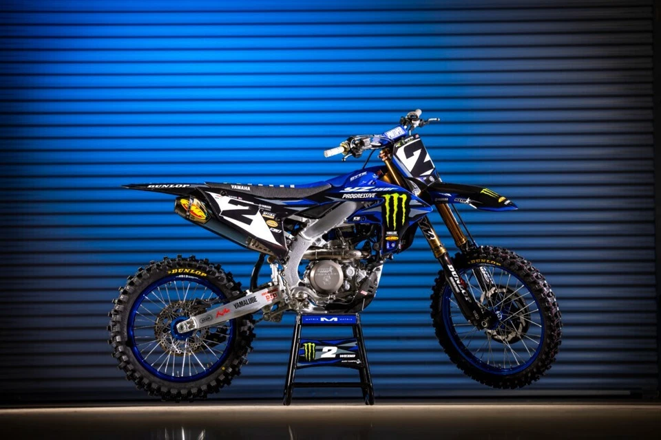 NEW Model 1:6 WEBB STAR RACING USA YAMAHA SUPERCROSS YZ450F NEW RAY - Image 4 of 4